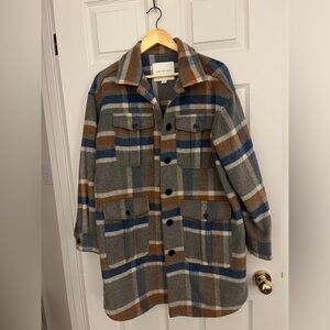 American Eagle plaid shacket